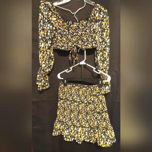 Two piece skirt outfit in excellent condition.